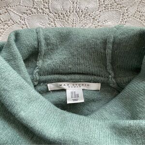 Max Studio cowl ⭐️ mint green sweater ⭐️ 2X ⭐️ alpaca mix